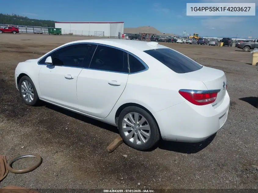 2015 Buick Verano VIN: 1G4PP5SK1F4203627 Lot: 42643259