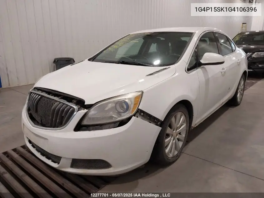 2016 Buick Verano VIN: 1G4P15SK1G4106396 Lot: 12277701