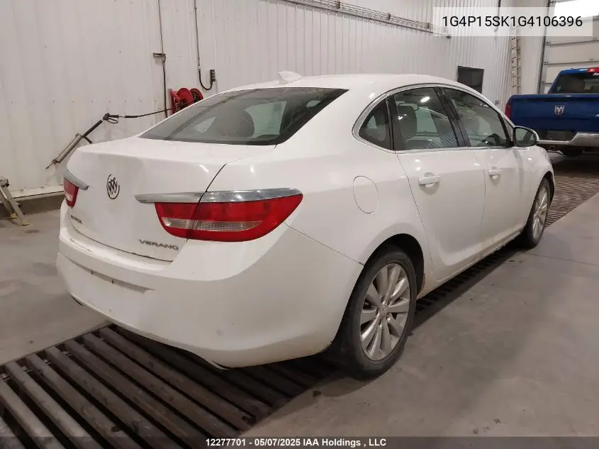 2016 Buick Verano VIN: 1G4P15SK1G4106396 Lot: 12277701