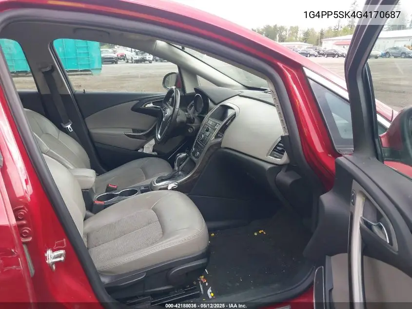 2016 Buick Verano VIN: 1G4PP5SK4G4170687 Lot: 42188036