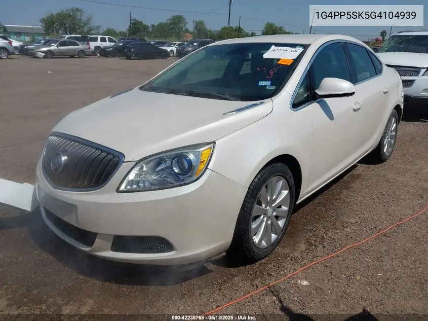 2016 Buick Verano VIN: 1G4PP5SK5G4104939 Lot: 42238768