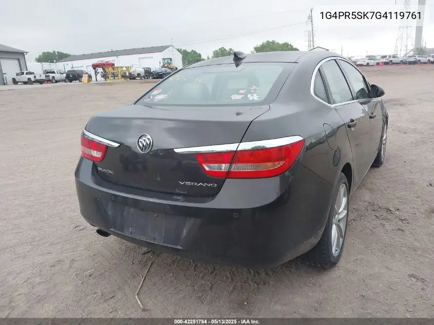 2016 Buick Verano Convenience Group VIN: 1G4PR5SK7G4119761 Lot: 42251784