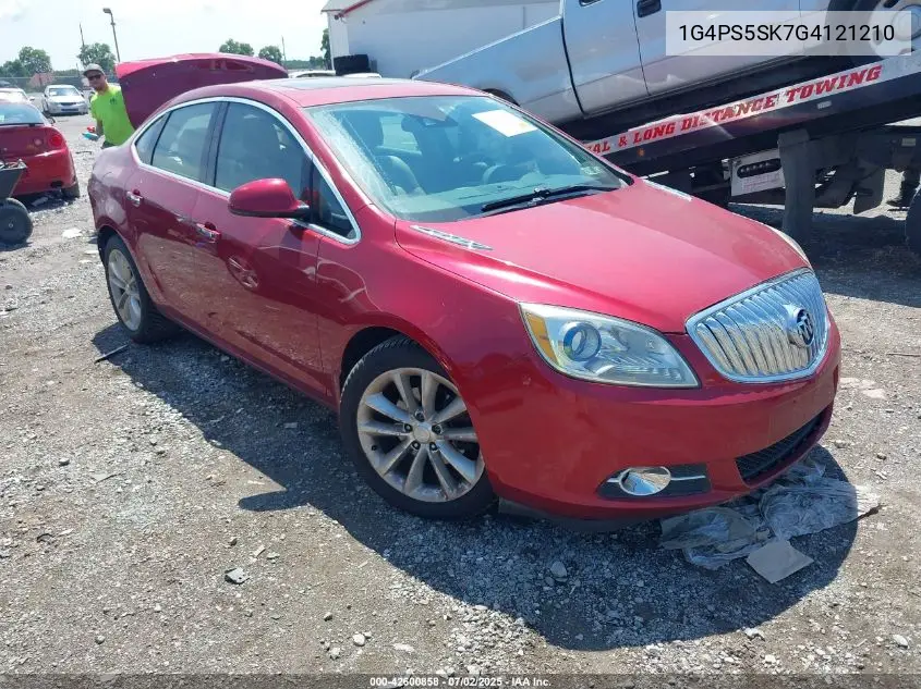 2016 Buick Verano Leather Group VIN: 1G4PS5SK7G4121210 Lot: 42600858