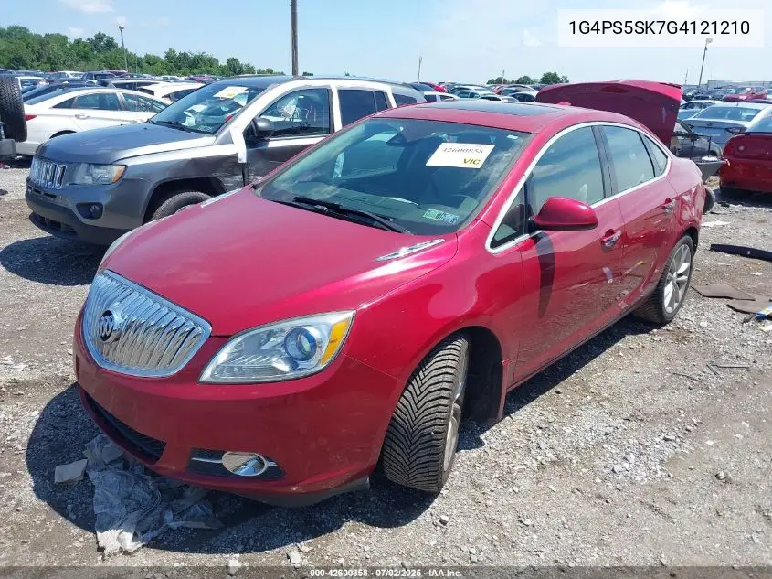 2016 Buick Verano Leather Group VIN: 1G4PS5SK7G4121210 Lot: 42600858