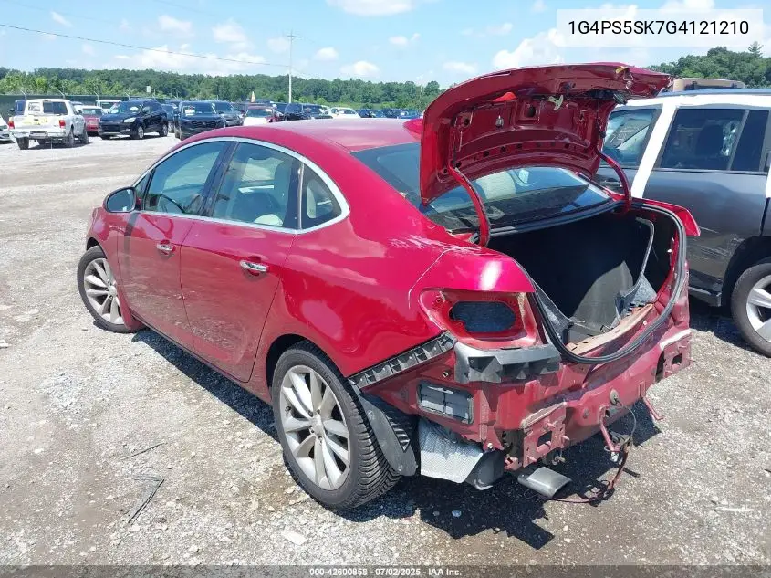2016 Buick Verano Leather Group VIN: 1G4PS5SK7G4121210 Lot: 42600858