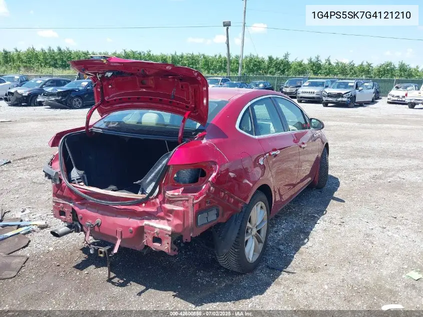 2016 Buick Verano Leather Group VIN: 1G4PS5SK7G4121210 Lot: 42600858