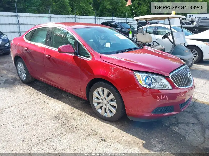 2016 Buick Verano VIN: 1G4PP5SK4G4133946 Lot: 42618194