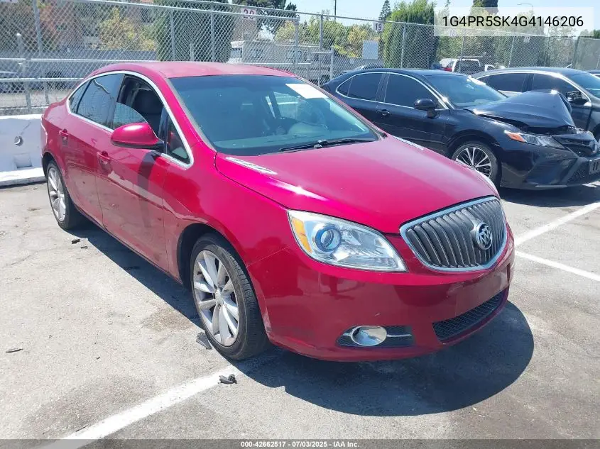 2016 Buick Verano Convenience VIN: 1G4PR5SK4G4146206 Lot: 42662517