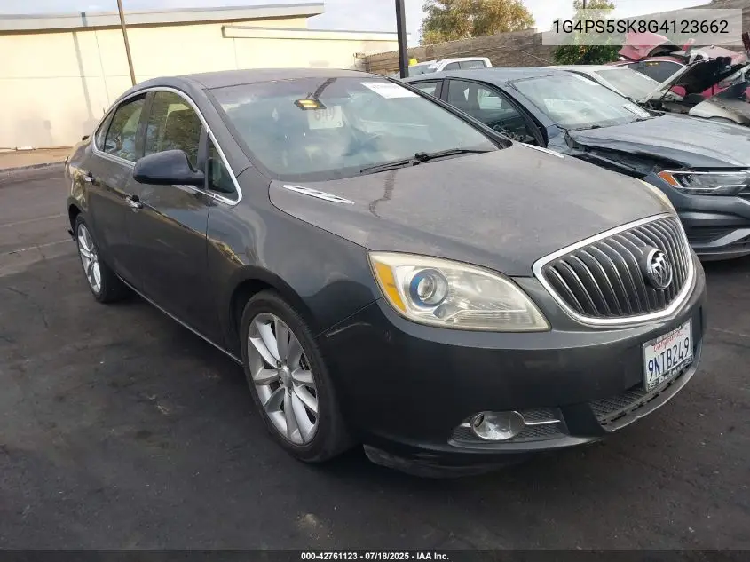 2016 Buick Verano Leather Group VIN: 1G4PS5SK8G4123662 Lot: 42761123