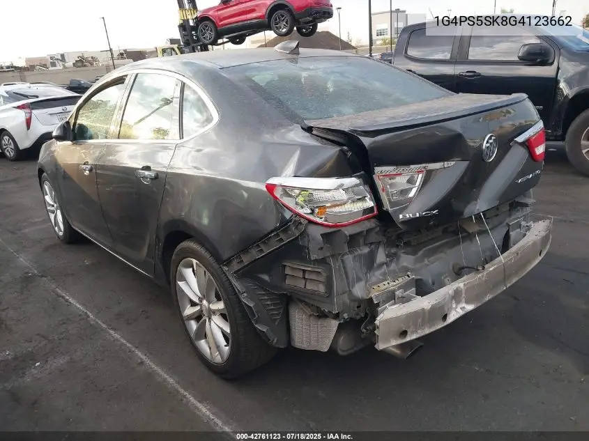 2016 Buick Verano Leather Group VIN: 1G4PS5SK8G4123662 Lot: 42761123