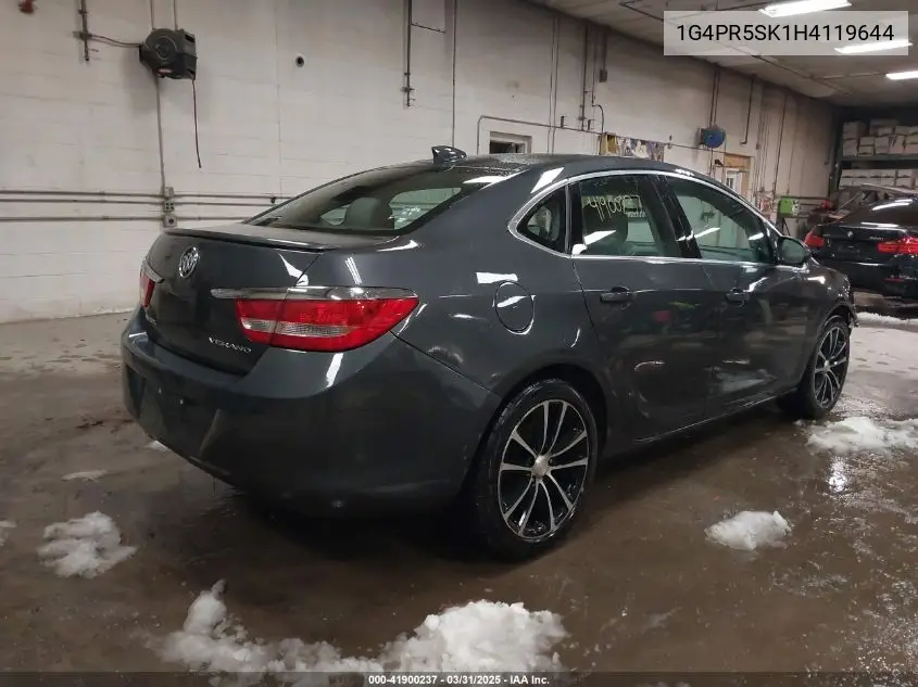 2017 Buick Verano Sport Touring VIN: 1G4PR5SK1H4119644 Lot: 41900237