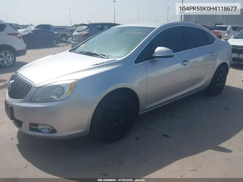 2017 Buick Verano Sport Touring VIN: 1G4PR5SK0H4118677 Lot: 42646004