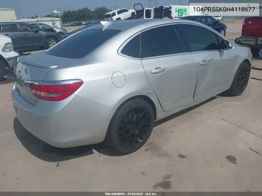 2017 Buick Verano Sport Touring VIN: 1G4PR5SK0H4118677 Lot: 42646004