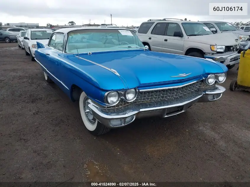 1960 Cadillac Deville VIN: 60J106174 Lot: 41524890