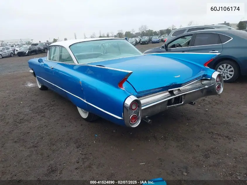 1960 Cadillac Deville VIN: 60J106174 Lot: 41524890