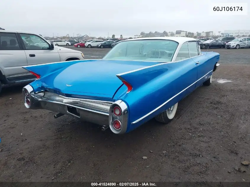 1960 Cadillac Deville VIN: 60J106174 Lot: 41524890