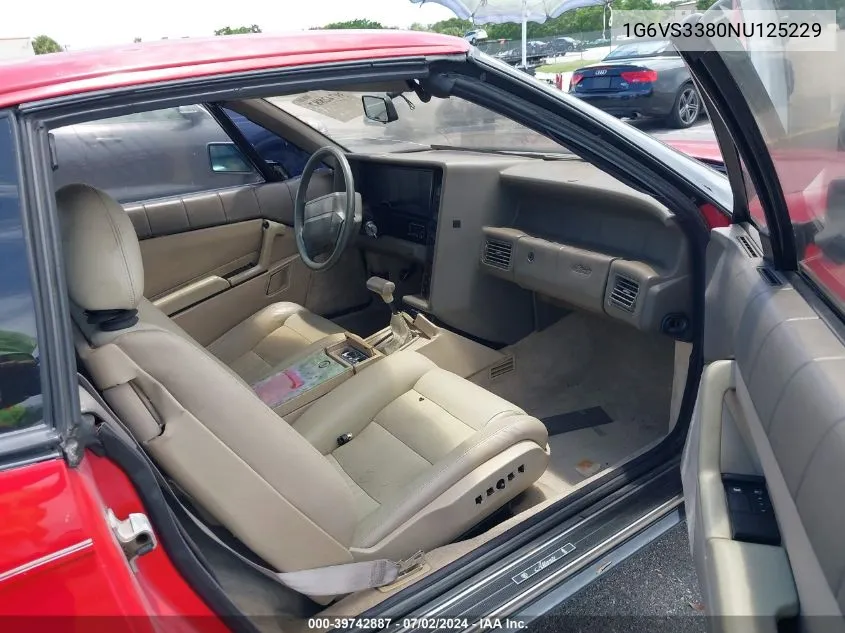 1992 Cadillac Allante VIN: 1G6VS3380NU125229 Lot: 39742887