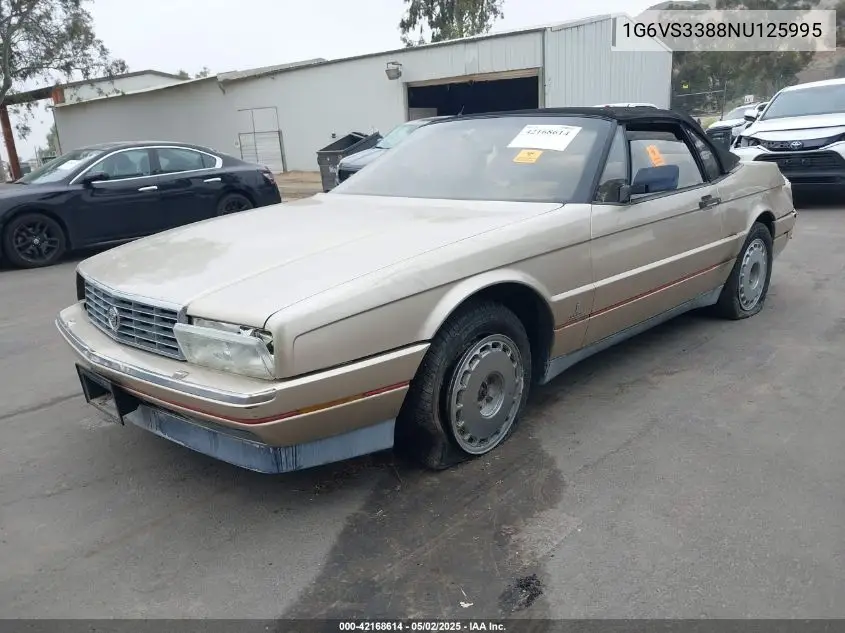 1992 Cadillac Allante VIN: 1G6VS3388NU125995 Lot: 42168614