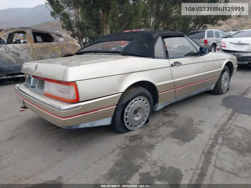 1992 Cadillac Allante VIN: 1G6VS3388NU125995 Lot: 42168614