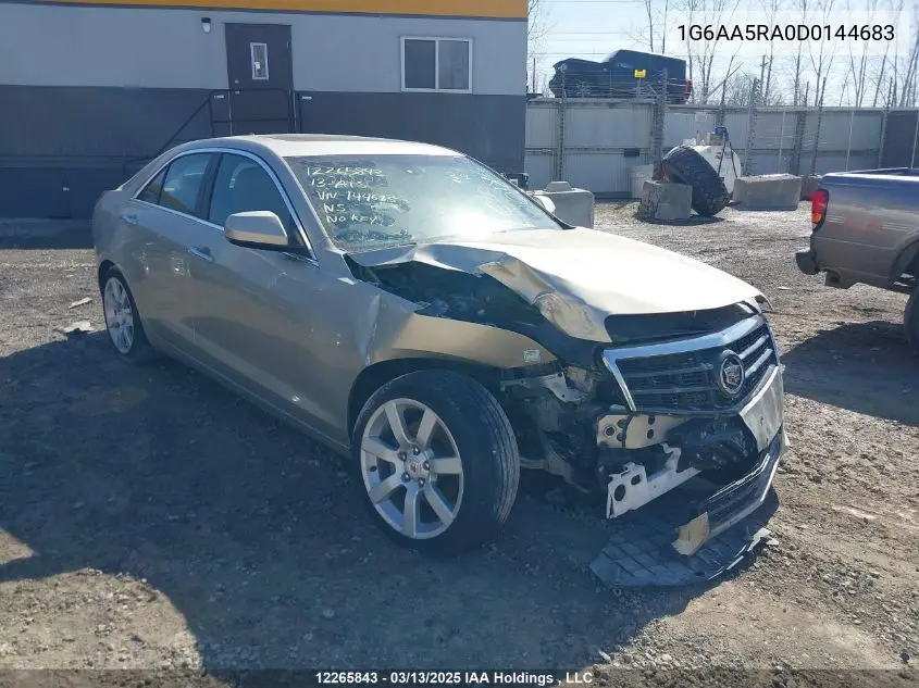 2013 Cadillac Ats VIN: 1G6AA5RA0D0144683 Lot: 12265843