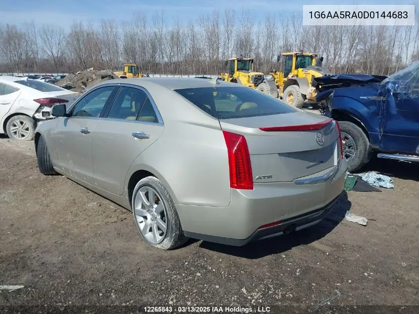 2013 Cadillac Ats VIN: 1G6AA5RA0D0144683 Lot: 12265843