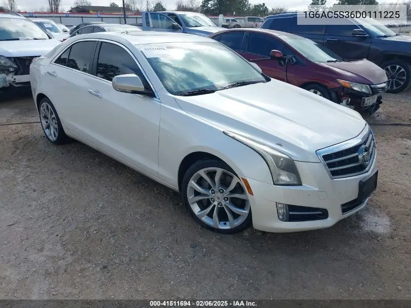2013 Cadillac Ats Performance VIN: 1G6AC5S36D0111225 Lot: 41511694