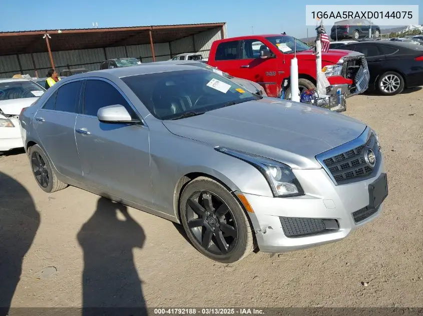 2013 Cadillac Ats Standard VIN: 1G6AA5RAXD0144075 Lot: 41792188