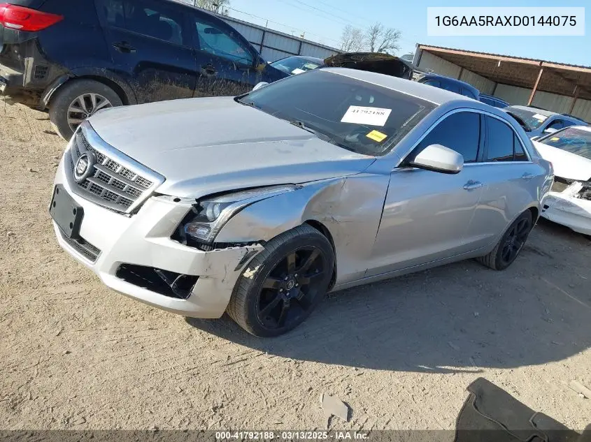 2013 Cadillac Ats Standard VIN: 1G6AA5RAXD0144075 Lot: 41792188