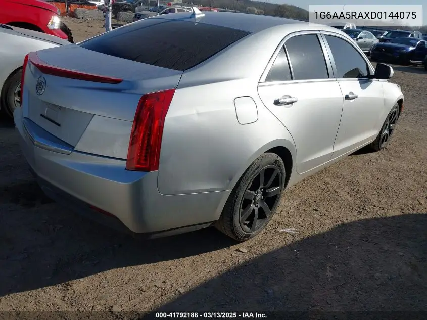 2013 Cadillac Ats Standard VIN: 1G6AA5RAXD0144075 Lot: 41792188