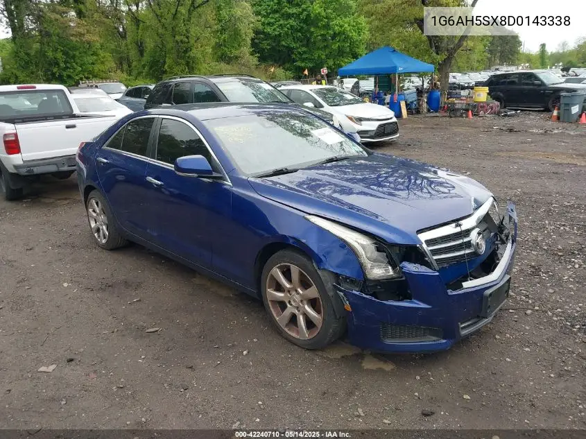 1g6ah5sx8d0143338 1G6AH5SX8D0143338 2013 Cadillac Ats Luxury