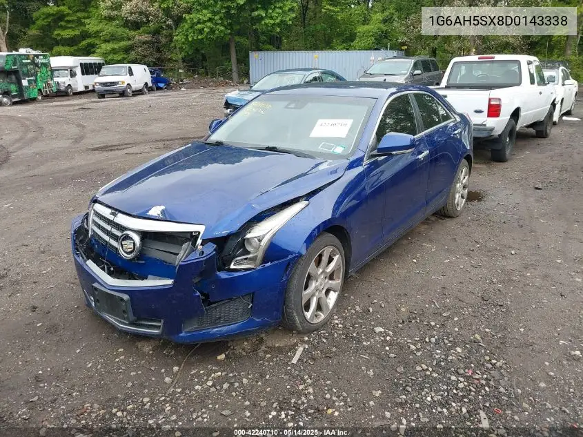 1g6ah5sx8d0143338 1G6AH5SX8D0143338 2013 Cadillac Ats Luxury