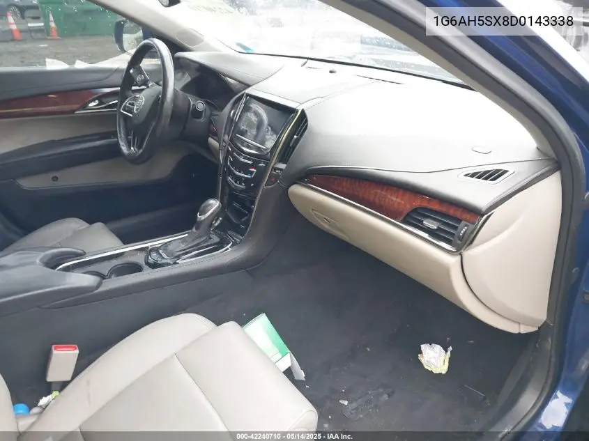 1g6ah5sx8d0143338 1G6AH5SX8D0143338 2013 Cadillac Ats Luxury