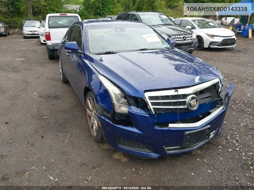 1g6ah5sx8d0143338 1G6AH5SX8D0143338 2013 Cadillac Ats Luxury