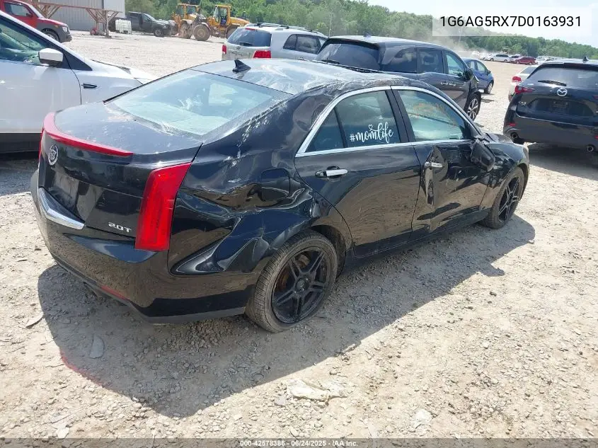 2013 Cadillac Ats Standard VIN: 1G6AG5RX7D0163931 Lot: 42578386