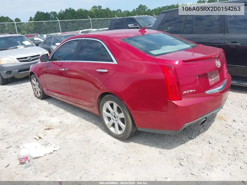 2013 Cadillac Ats Standard VIN: 1G6AG5RX2D0154263 Lot: 42588684