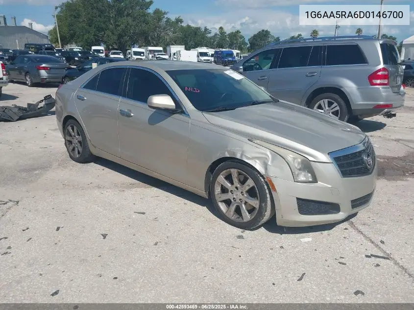 2013 Cadillac Ats Standard VIN: 1G6AA5RA6D0146700 Lot: 42593469