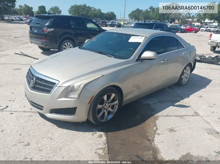 2013 Cadillac Ats Standard VIN: 1G6AA5RA6D0146700 Lot: 42593469