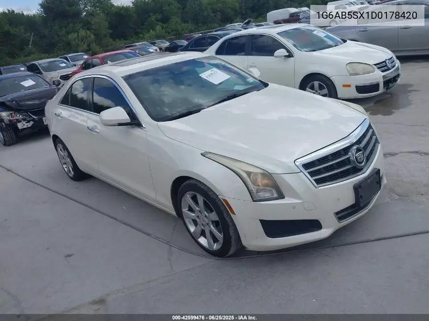 2013 Cadillac Ats Luxury VIN: 1G6AB5SX1D0178420 Lot: 42599476