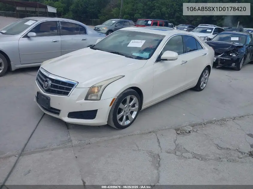 2013 Cadillac Ats Luxury VIN: 1G6AB5SX1D0178420 Lot: 42599476