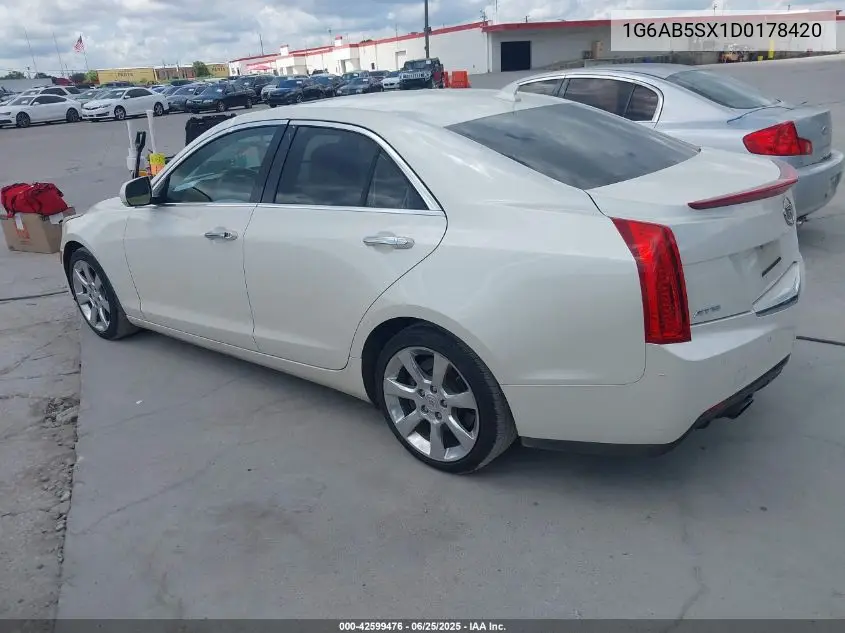 2013 Cadillac Ats Luxury VIN: 1G6AB5SX1D0178420 Lot: 42599476