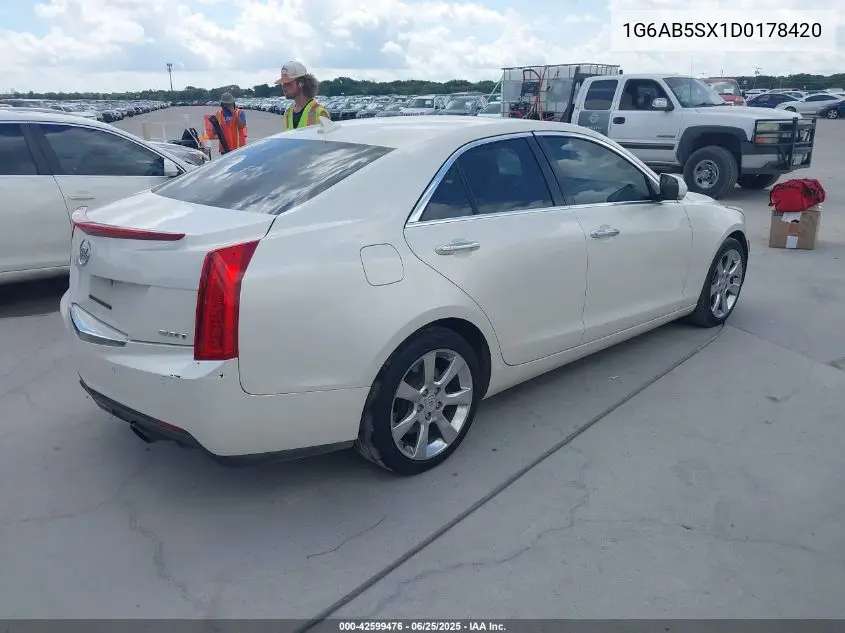 2013 Cadillac Ats Luxury VIN: 1G6AB5SX1D0178420 Lot: 42599476
