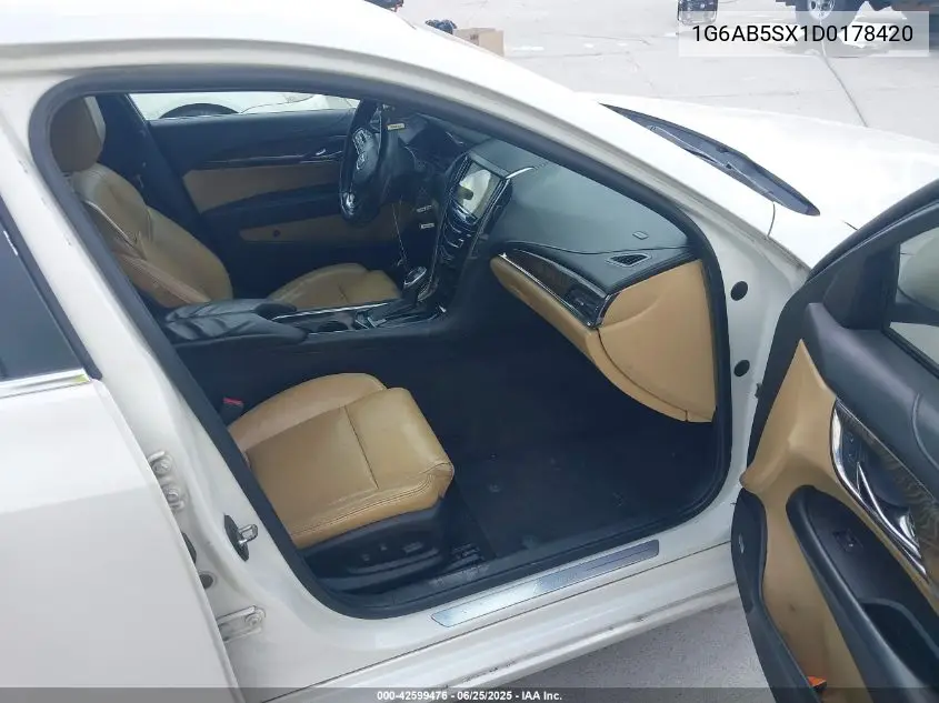 2013 Cadillac Ats Luxury VIN: 1G6AB5SX1D0178420 Lot: 42599476