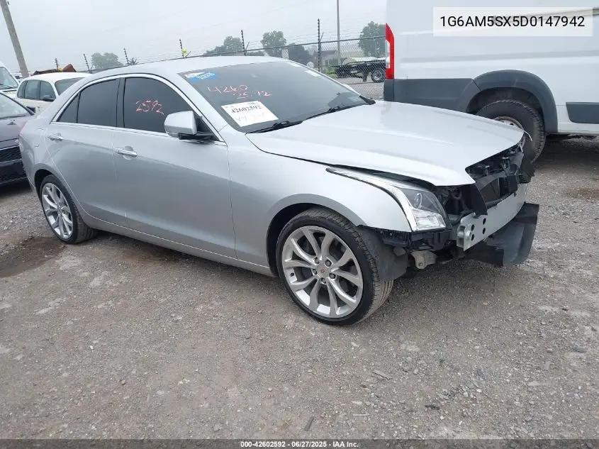 2013 Cadillac Ats Premium VIN: 1G6AM5SX5D0147942 Lot: 42602592