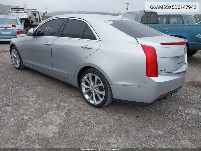 2013 Cadillac Ats Premium VIN: 1G6AM5SX5D0147942 Lot: 42602592