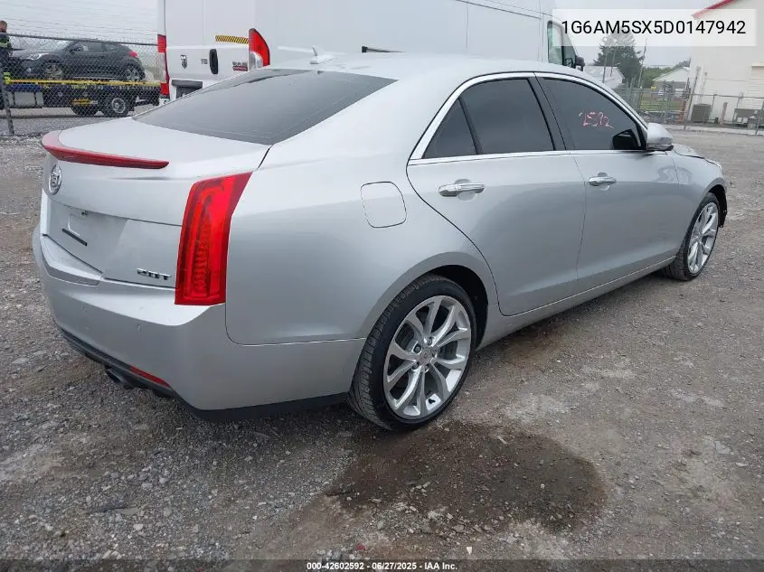 2013 Cadillac Ats Premium VIN: 1G6AM5SX5D0147942 Lot: 42602592