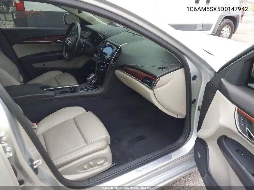 2013 Cadillac Ats Premium VIN: 1G6AM5SX5D0147942 Lot: 42602592