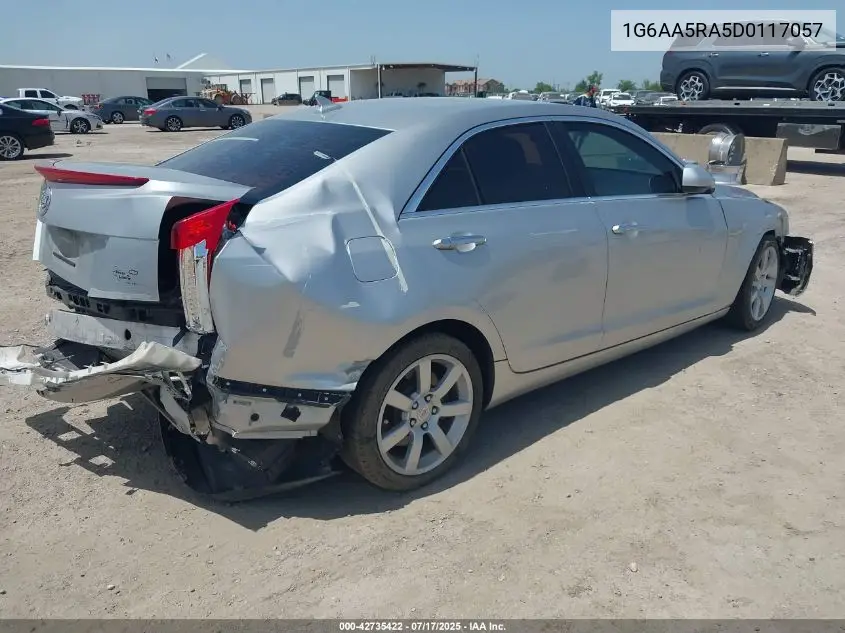 2013 Cadillac Ats Standard VIN: 1G6AA5RA5D0117057 Lot: 42735422