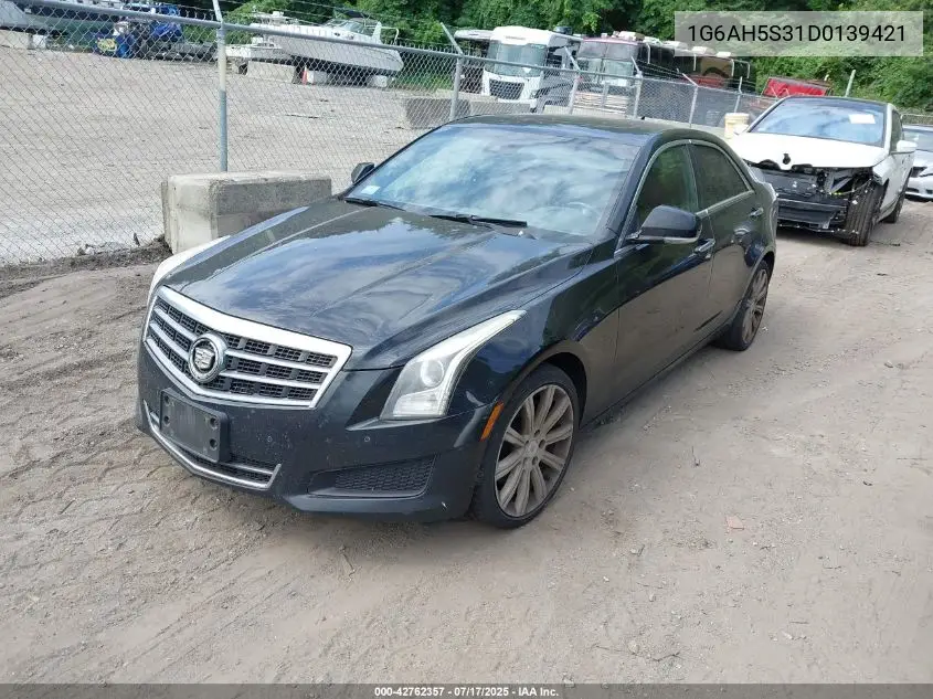 2013 Cadillac Ats Luxury VIN: 1G6AH5S31D0139421 Lot: 42762357