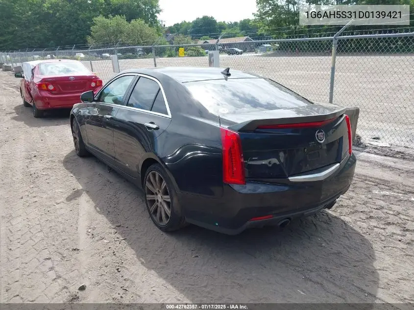 2013 Cadillac Ats Luxury VIN: 1G6AH5S31D0139421 Lot: 42762357