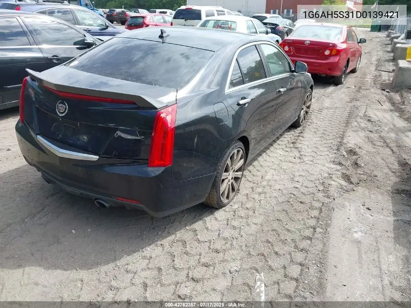 2013 Cadillac Ats Luxury VIN: 1G6AH5S31D0139421 Lot: 42762357